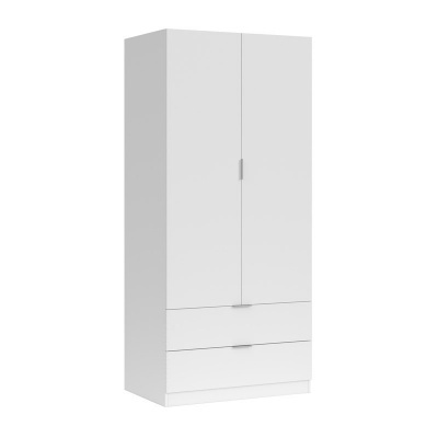 Roupeiro&#x20;de&#x20;2&#x20;portas&#x20;de&#x20;abrir&#x20;e&#x20;2&#x20;gavetas