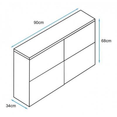 Aparador&#x20;Square&#x20;Estilo&#x20;N&#x00F3;rdico