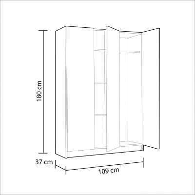 Arm&#x00E1;rio&#x20;Multiusos&#x20;3&#x20;Portas