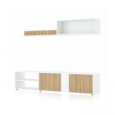 Conjunto&#x20;de&#x20;M&#x00F3;vel&#x20;de&#x20;Tv&#x20;e&#x20;Estante&#x20;180cm