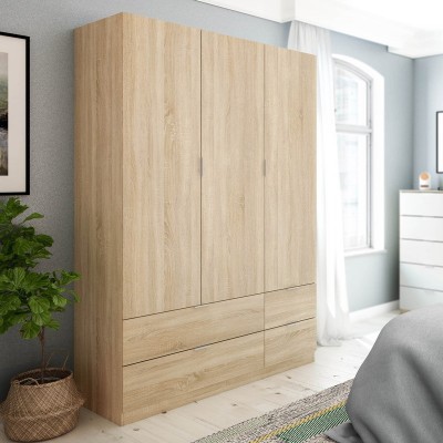 Roupeiro&#x20;3&#x20;Portas&#x20;e&#x20;4&#x20;Gavetas