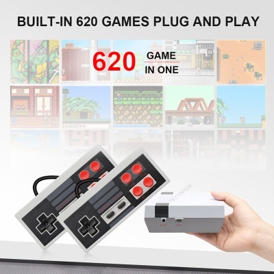Consola&#x20;Retro&#x20;Mini&#x20;Vers&#x00E3;o&#x20;620&#x20;Classic&#x20;Games&#x20;com&#x20;2&#x20;Comandos