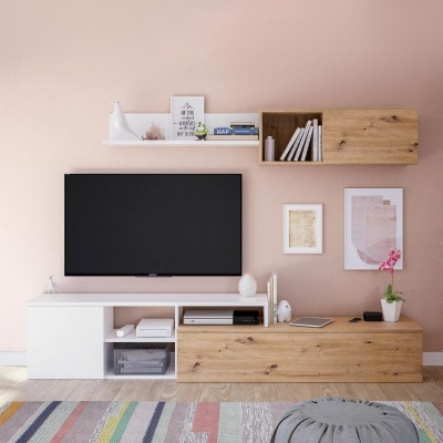 Conjunto&#x20;de&#x20;M&#x00F3;veis&#x20;de&#x20;Sala&#x20;Estilo&#x20;N&#x00F3;rdico&#x20;Revers&#x00ED;vel