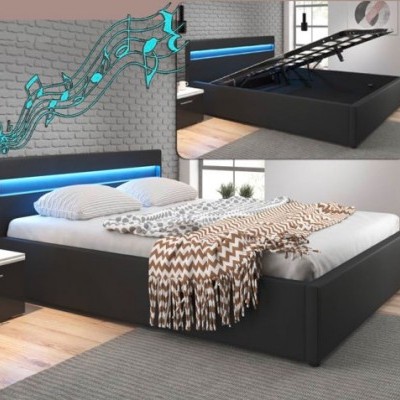 Cama&#x20;de&#x20;casal,&#x20;estrado&#x20;elevat&#x00F3;rio,&#x20;luz&#x20;LED&#x20;e&#x20;Colunas&#x20;integradas&#x20;-&#x20;Dispon&#x00ED;vel&#x20;em&#x20;2&#x20;cores&#x20;e&#x20;2&#x20;medidas