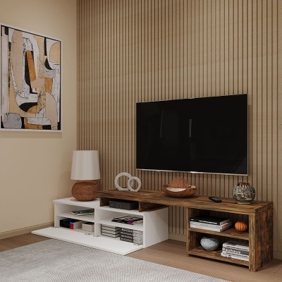 M&#x00F3;vel&#x20;Tv&#x20;M&#x00F3;dulo&#x20;Gavetas&#x20;Extens&#x00ED;vel&#x20;-&#x20;Dispon&#x00ED;vel&#x20;em&#x20;2&#x20;cores