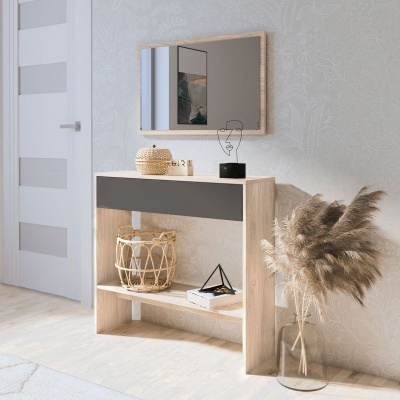 M&#x00F3;vel&#x20;de&#x20;Entrada&#x20;com&#x20;Gaveta&#x20;e&#x20;Espelho&#x20;inclu&#x00ED;do&#x20;-&#x20;Dispon&#x00ED;vel&#x20;em&#x20;4&#x20;cores