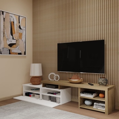 M&#x00F3;vel&#x20;Tv&#x20;M&#x00F3;dulo&#x20;Gavetas&#x20;Extens&#x00ED;vel&#x20;-&#x20;Dispon&#x00ED;vel&#x20;em&#x20;2&#x20;cores