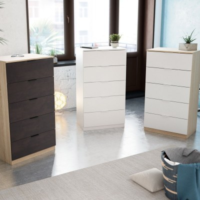 C&#x00F3;moda&#x20;de&#x20;5&#x20;Gavetas&#x20;-&#x20;Dispon&#x00ED;vel&#x20;em&#x20;3&#x20;cores