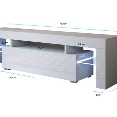 M&#x00F3;vel&#x20;de&#x20;Tv&#x20;Ur&#x20;com&#x20;luz&#x20;led&#x20;2&#x20;Gavetas&#x20;-&#x20;Dispon&#x00ED;vel&#x20;em&#x20;2&#x20;cores