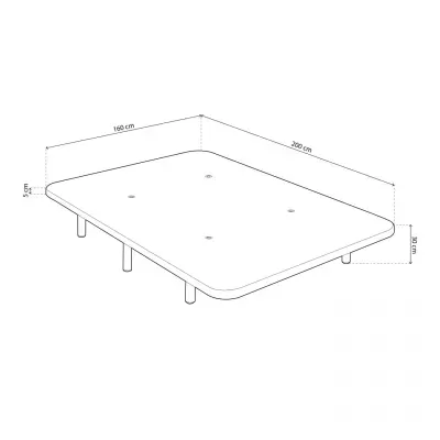 Base&#x20;Tapizada&#x20;Solteiro&#x20;ou&#x20;Casal&#x20;160x200cm