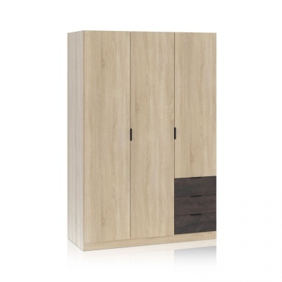 Roupeiro&#x20;3&#x20;Portas&#x20;de&#x20;bater&#x20;e&#x20;&#x20;3&#x20;Gavetas