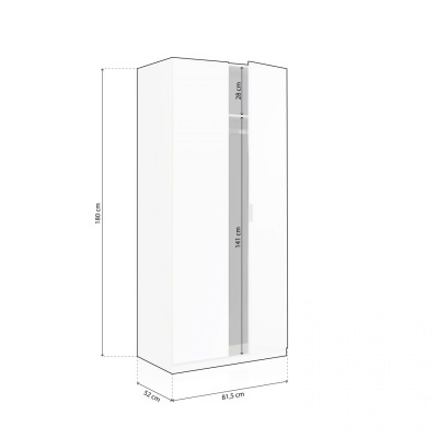 Roupeiro&#x20;de&#x20;2&#x20;Portas&#x20;de&#x20;bater