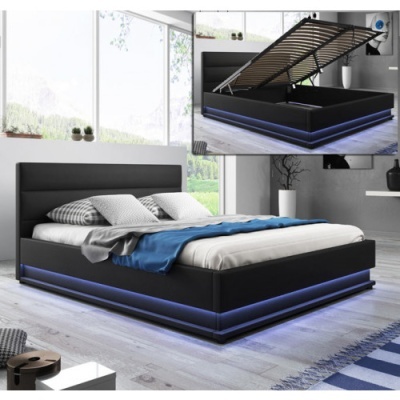 Cama&#x20;de&#x20;casal&#x20;Omnia&#x20;com&#x20;estrado&#x20;elevat&#x00F3;rio&#x20;e&#x20;luz&#x20;LED&#x20;-&#x20;Dispon&#x00ED;vel&#x20;em&#x20;2&#x20;Cores&#x20;e&#x20;3&#x20;Medidas