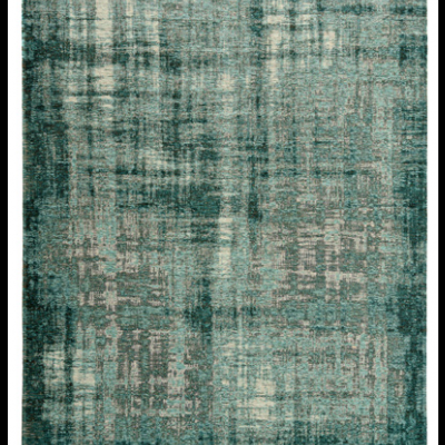 Tapete retangular em tons verdes abstratos