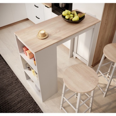 Conjunto&#x20;Mesa&#x20;Alta&#x20;com&#x20;Arruma&#x00E7;&#x00E3;o&#x20;e&#x20;2&#x20;Bancos&#x20;-&#x20;Dispon&#x00ED;vel&#x20;em&#x20;2&#x20;cores