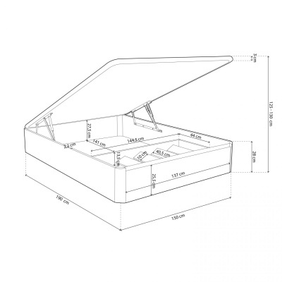 Sommier&#x20;de&#x20;Casal&#x20;com&#x20;Sapateira&#x20;-&#x20;Dispon&#x00ED;vel&#x20;em&#x20;2&#x20;medidas&#x20;e&#x20;6&#x20;cores