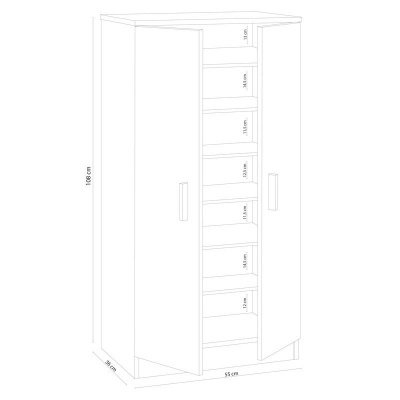 Sapateira&#x20;com&#x20;7&#x20;Prateleiras&#x20;-&#x20;Dispon&#x00ED;vel&#x20;em&#x20;2&#x20;cores