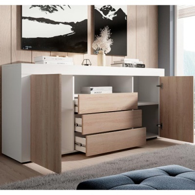 Aparador&#x20;3&#x20;Gavetas&#x20;e&#x20;2&#x20;Portas&#x20;-&#x20;Dispon&#x00ED;vel&#x20;em&#x20;2&#x20;cores