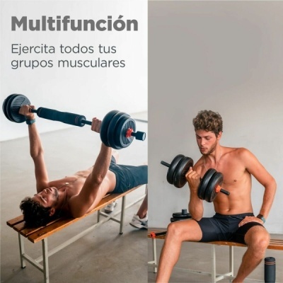 Kit&#x20;de&#x20;Halteres&#x20;Multifuncional&#x20;25KG