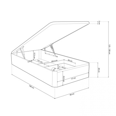 Sommier&#x20;de&#x20;Solteiro&#x20;com&#x20;Sapateira&#x20;-&#x20;Dispon&#x00ED;vel&#x20;em&#x20;3&#x20;cores
