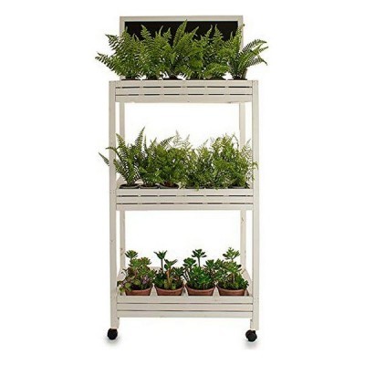 Estante&#x20;em&#x20;Madeira&#x20;com&#x20;Quadro&#x20;Ard&#x00F3;sia