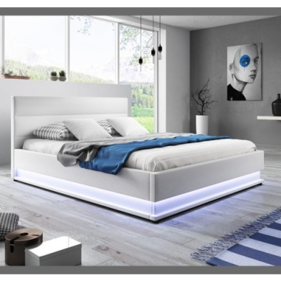 Cama&#x20;de&#x20;casal&#x20;Omnia&#x20;com&#x20;estrado&#x20;elevat&#x00F3;rio&#x20;e&#x20;luz&#x20;LED&#x20;-&#x20;Dispon&#x00ED;vel&#x20;em&#x20;2&#x20;Cores&#x20;e&#x20;3&#x20;Medidas