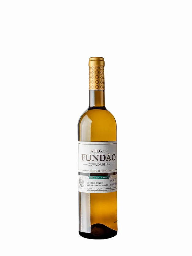 Cova da Beira (branco) Garrafa de vinho branco Adega de Fundão Cova da Beira