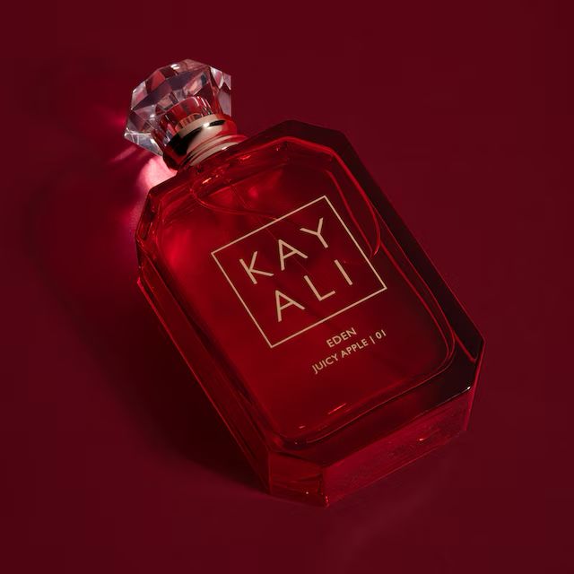 KAY Apple Juice – Eau de Parfum 100ML Frasco de perfume vermelho translúcido KAY ALI EDEN JUICY APPLE 101