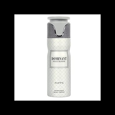 Spray corporal perfumado Dominant pour Homme RIIFFS branco e cinzento