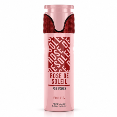Spray corporal perfumado rosa ROSE DE SOLEIL para mulheres