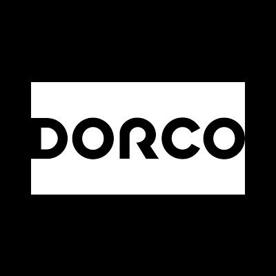 Logótipo da marca DORCO em preto