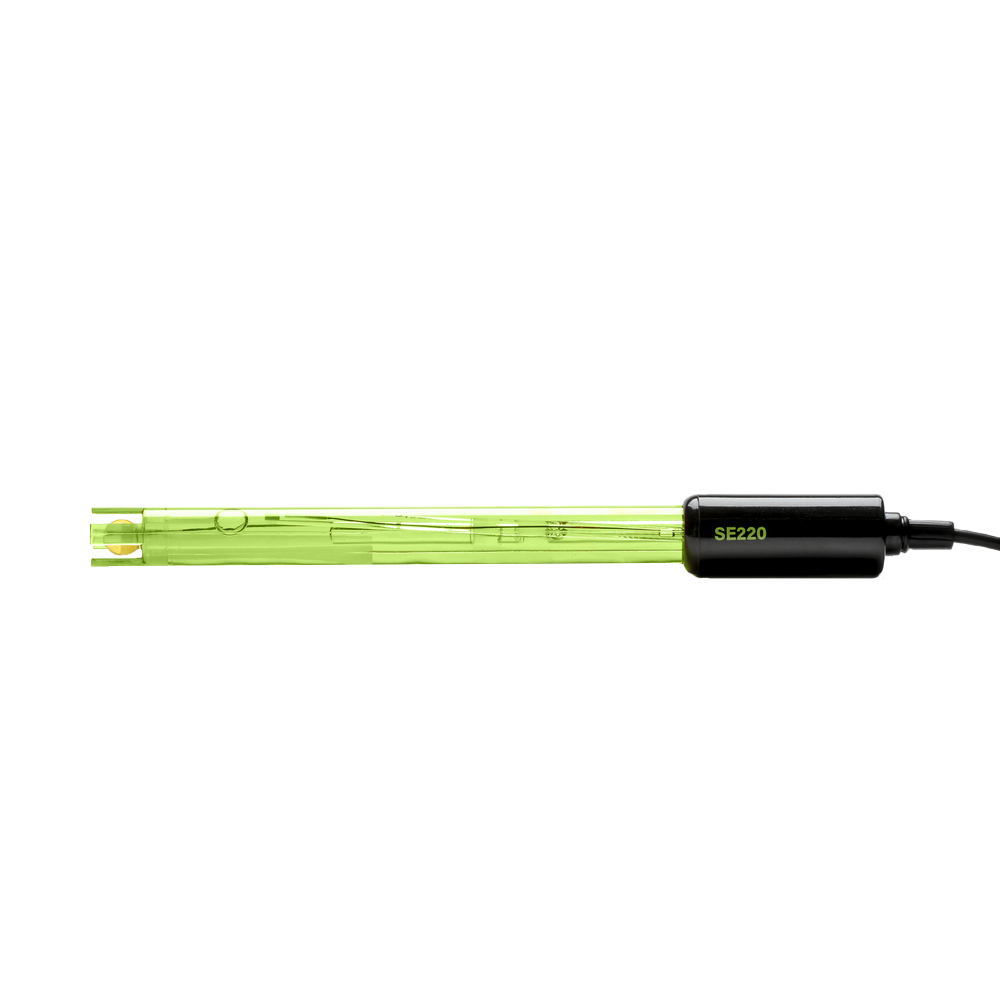 Milwaukee Sonda PH SE220 para Medidor de PH MW100 (Cabo 1m - Conector Bnc) Sensor ou eletrodo verde com cabo preto e texto SE220