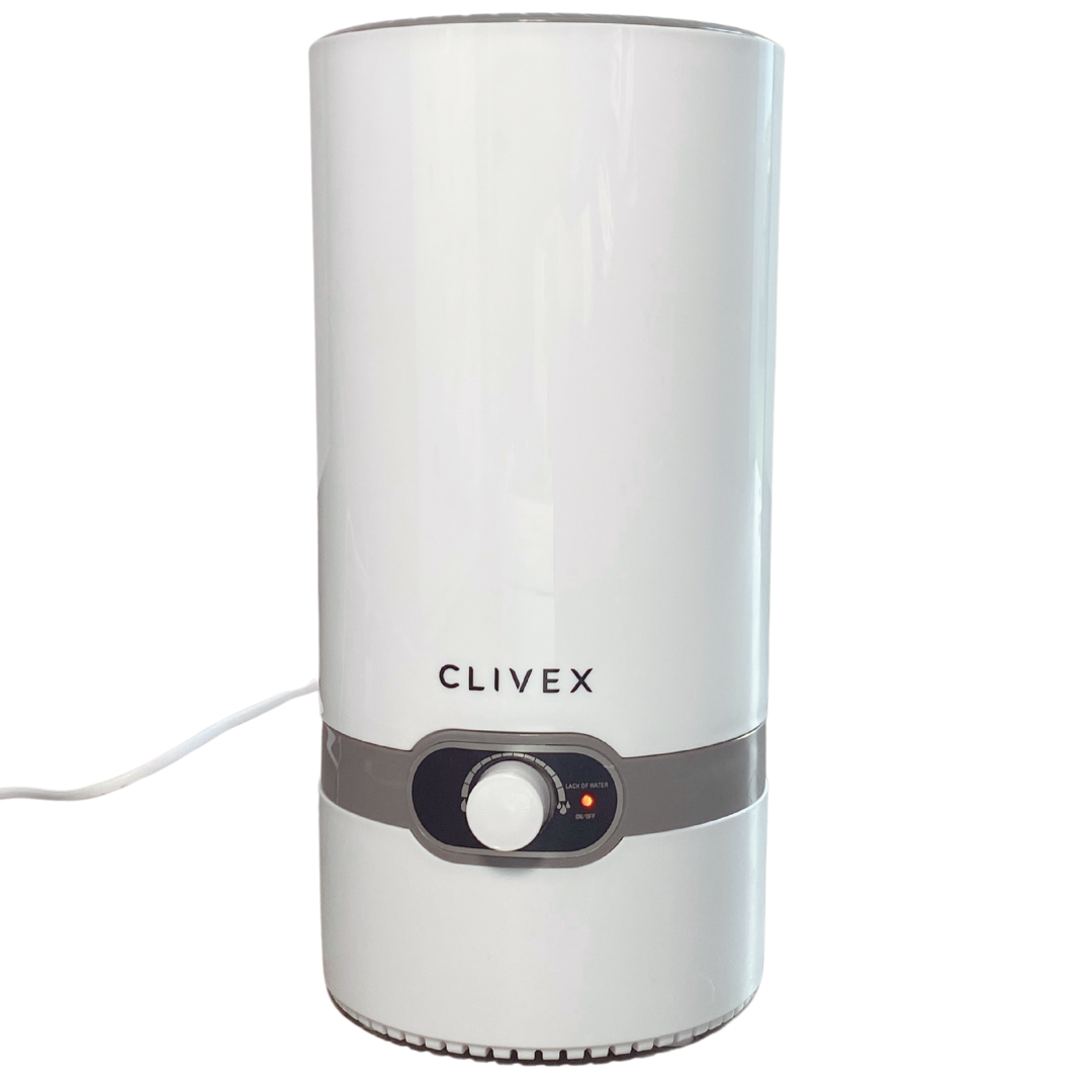 Humidificador Clivex Eco Cloud 4L Humidificador branco e cinzento da marca CLIVEX com botão e luz indicadora