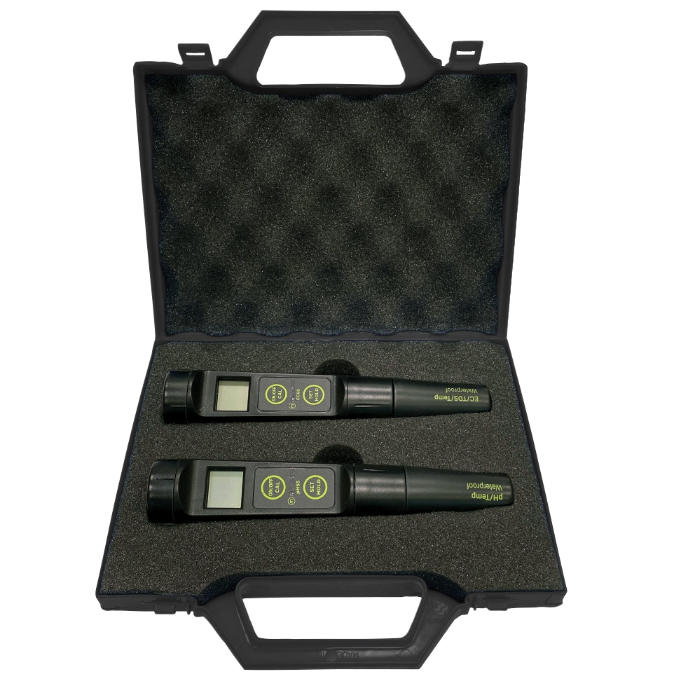 Milwaukee Mala SHARP Waterproof (PH55+EC59) Conjunto de dois medidores digitais em estojo com espuma preta
