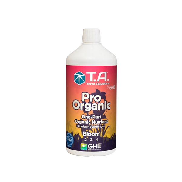 Pro Organic Bloom 500ml Frasco branco de fertilizante orgânico líquido Pro Organic Bloom 2-3-4