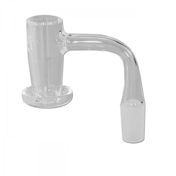 Twister Banger Black Leaf Acessório de vidro curvo transparente para dispositivos de fumar