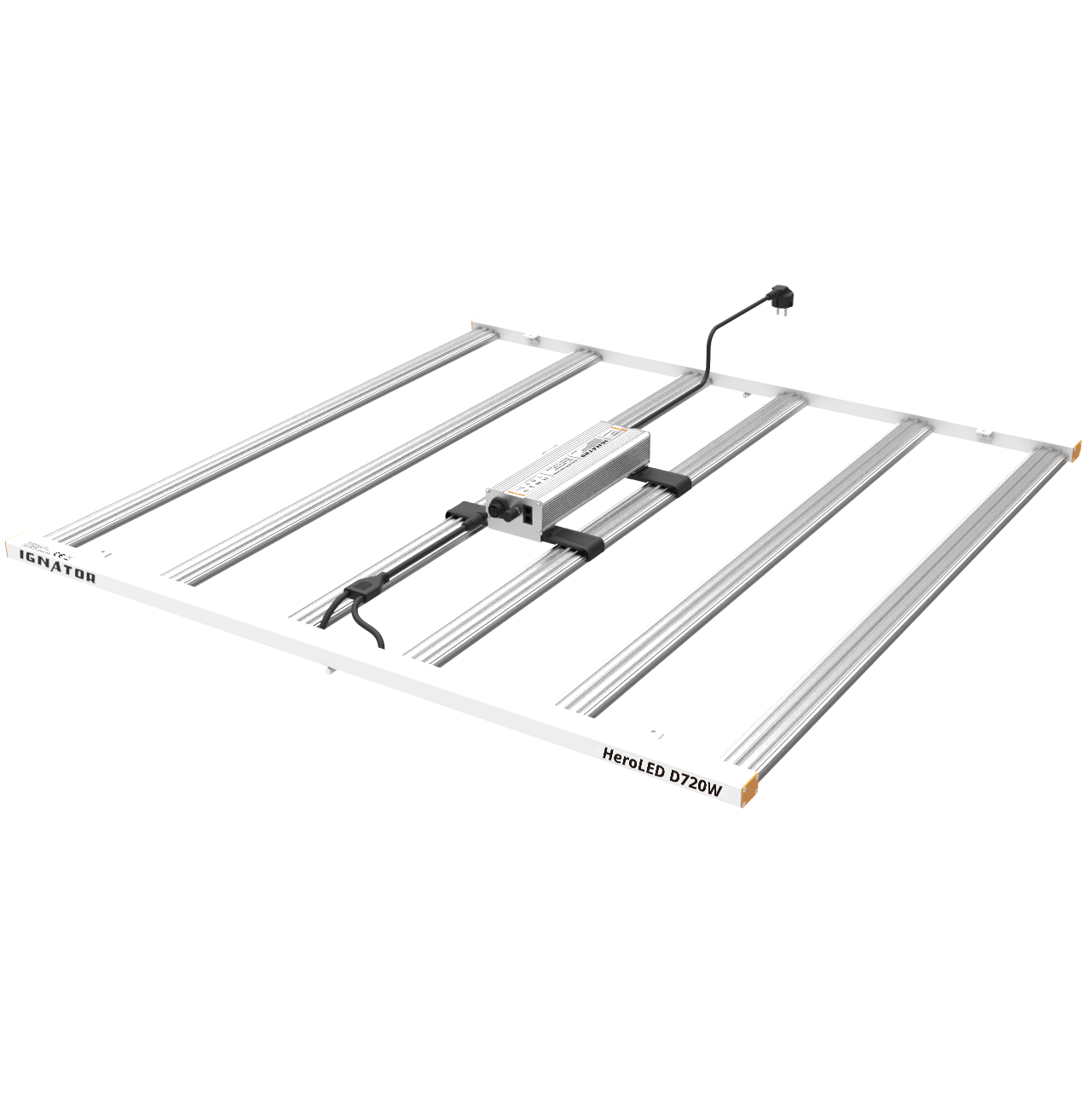 Ignator HeroLED D720W Painel de iluminação LED para cultivo com texto IGNATOR e HeroLED D720W