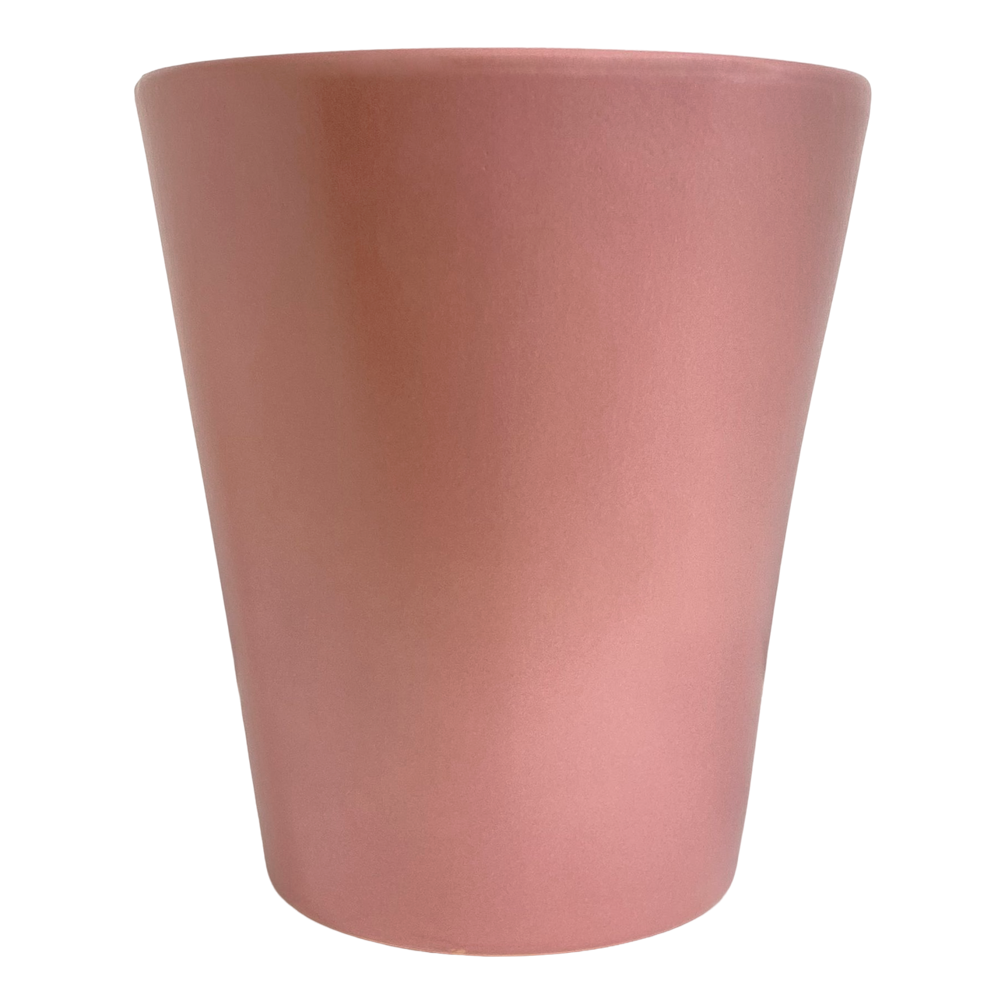 Vaso cerâmica Meliflor Cone 30 × 34 cm Vaso de cerâmica rosa com acabamento liso