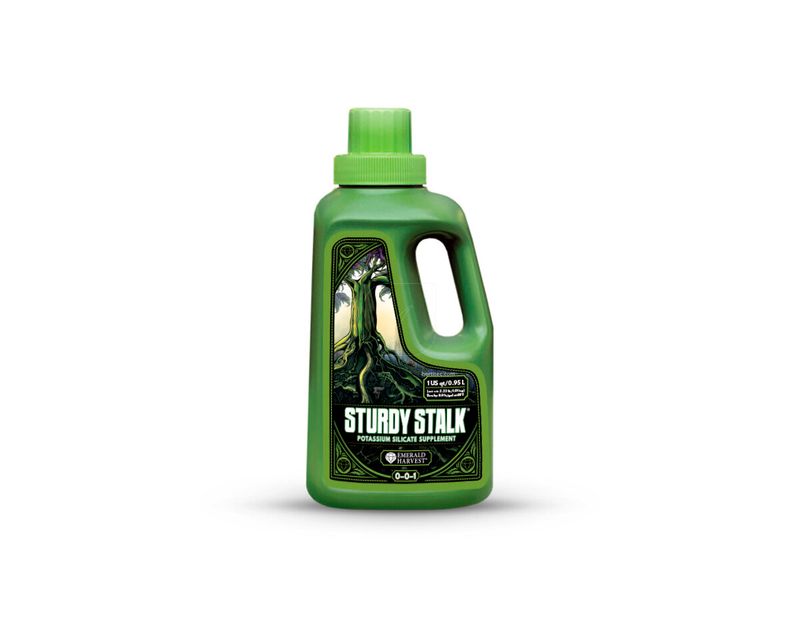 STURDY STALK 500ml EMERALD HARVEST Recipiente verde com rótulo de tratamento de sementes Sturdy Stalk
