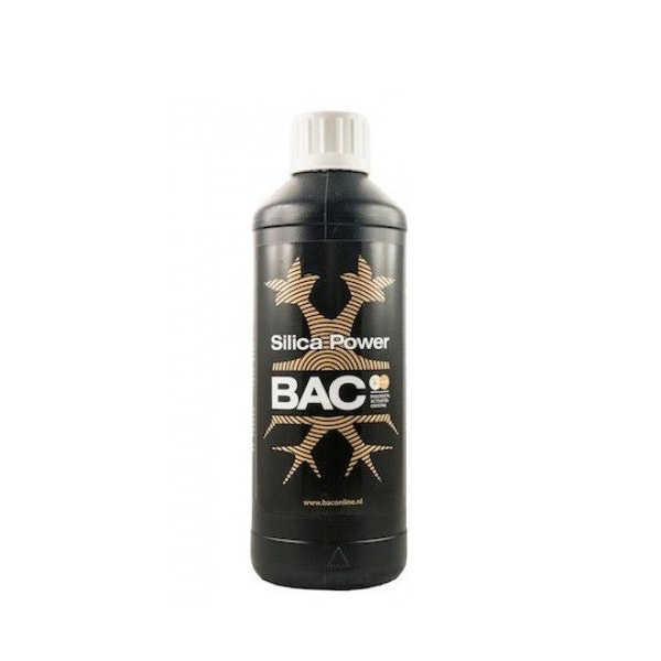 Silica Power B.A.C. 1L Frasco plástico preto com tampa branca do produto Silica Power da marca BAC