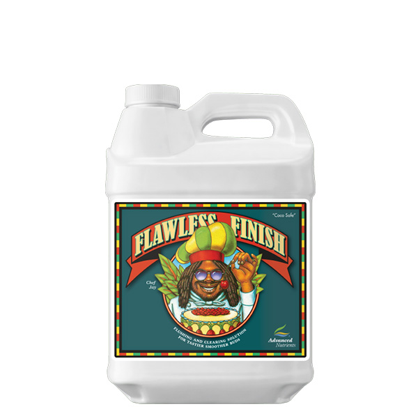 Flawless Finish 500ml Frasco de produto de limpeza para madeira Flawless Finish com rótulo colorido e imagem de homem reggae