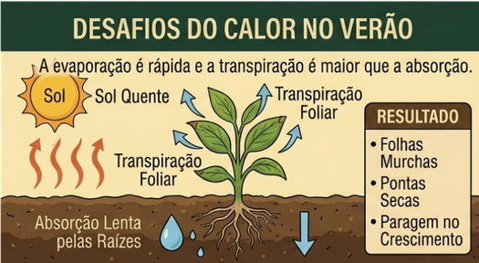 desafios do calor no verão