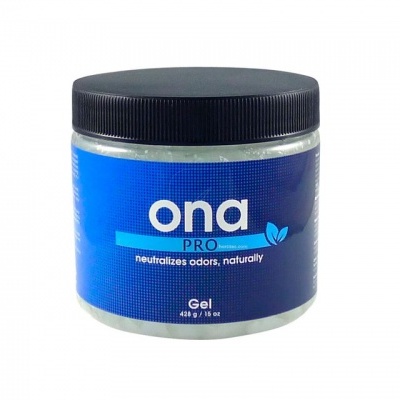 Frasco azul e preto de gel Ona Pro de 480 g