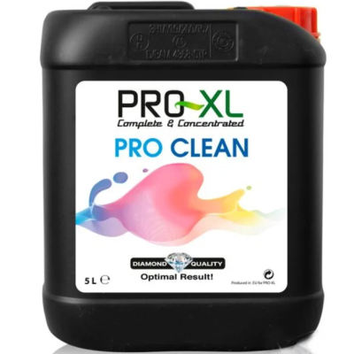 Recipiente preto 5L PRO CLEAN PRO-XL com etiqueta branca colorida