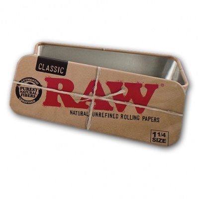 Estojo metálico para papéis RAW classic 1 1/4
