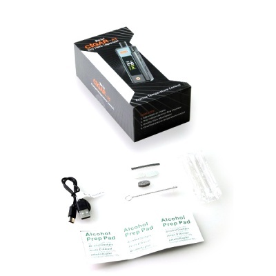 Vaporizador Dry Herb CYCLAR X1 preto com acessórios e embalagem