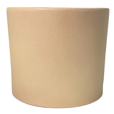 Vaso cerâmico bege claro