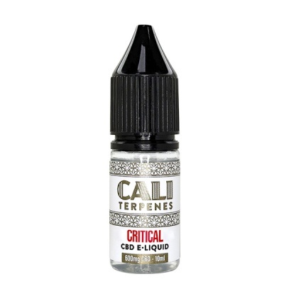 frasco pequeno de e-líquido CBD CALI TERPENES Critical