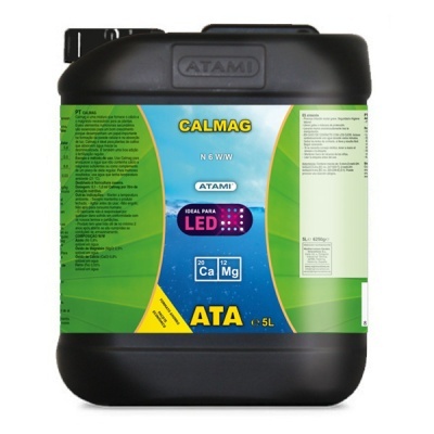 Recipiente plástico preto 5L produto CALMAG ATAMI ideal LED