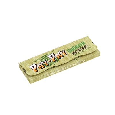 Embalagem de papel para rolar cigarros Pay-Pay verde